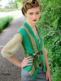 Taini Vest, knit with Amitola Yarn from Louisa Harding