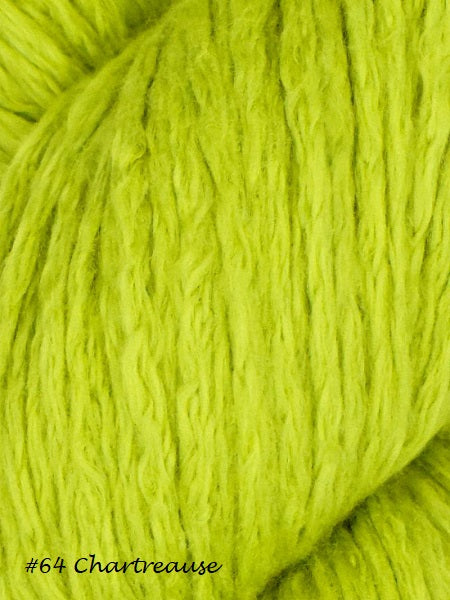 Cumulus Yarn from Juniper Moon Farm. Color #64 Chartreause