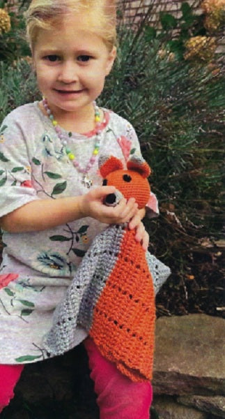 Fox in natural colors Lovie in crochet