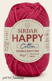 Happy Cotton Yarn from Sirdar. Color #755 Jammy