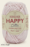 Happy Cotton DK Yarn from Sirdar. Color #763 Puff