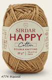 Happy Cotton DK from Sirdar. Color #776 Biscuit