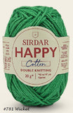 Happy Cotton DK Yarn from Sirdar. Color #781 Wicket
