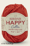 Happy Cotton Dk Yarn from Sirdar. Color #790 Ketchup