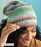 Kernels Hat crochet with Tsubame Yarn from Noro