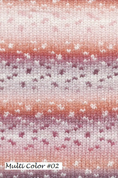 Multicolor Snowflake Yarn from Lang. Color #02