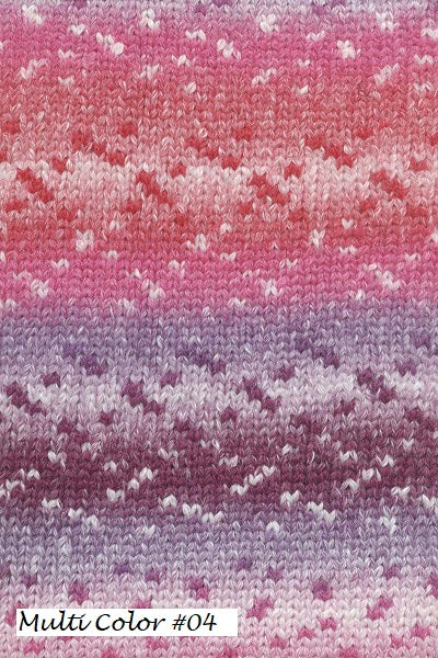 Multicolor Snowflake Yarn farom Lang. Color #04