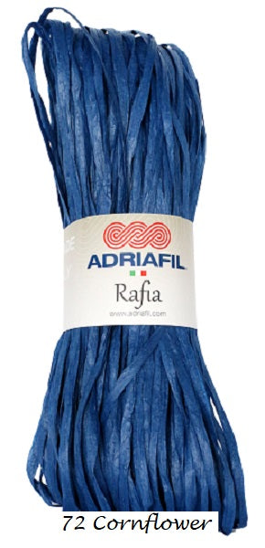 Rafia Yarn from Adriafil. Color #72 Cornflower