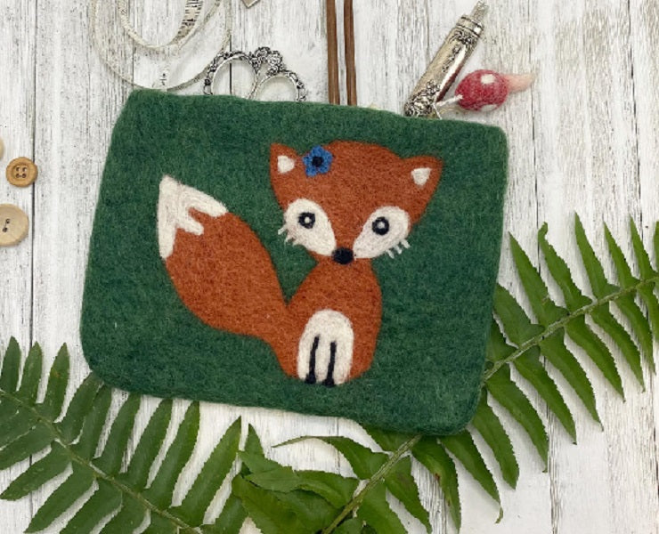 Foxy Notion 6" x8" rectangle from Wonderland Yarns