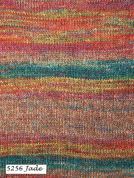 Summer Sesave Yarn fromBerroco. Colorway #5256 Jade