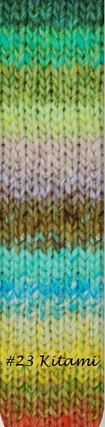 Tsubame Yarn from Noro. Colorway #23 Kitami
