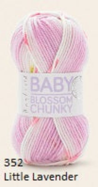 Hayfield Baby Blossom. Color #352 Little Lavender.