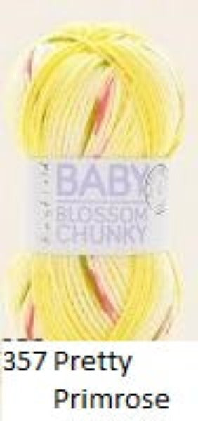 Hayfield Baby Blossom. Color #357 Pretty Primrose.