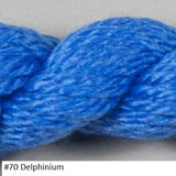 Silk and Ivory Needlepoint Yarn. Color #70 Delphinium