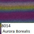 Berroco Aero Yarn. A color swatch of color # 8014 Aurora Borealis.