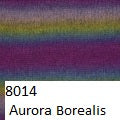 Berroco Aero Yarn. A color swatch of color # 8014 Aurora Borealis.