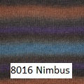 Berroco Aero Yarn. A color swatch of color # 8016 Nimbus..