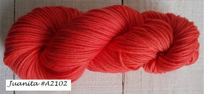 Alegria Yarn from Manos del Uruguay. Color Junaita #A2102