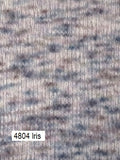 Berroco Artesia Yarn. A knitted sample of color #4804 Iris/