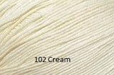 Universal Yarn Bamboo Pop a blend of Cotton and Bamboo. Color #102 Cream.