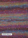 Berroco Sesame Yarn. Color #7454 Hibiscus