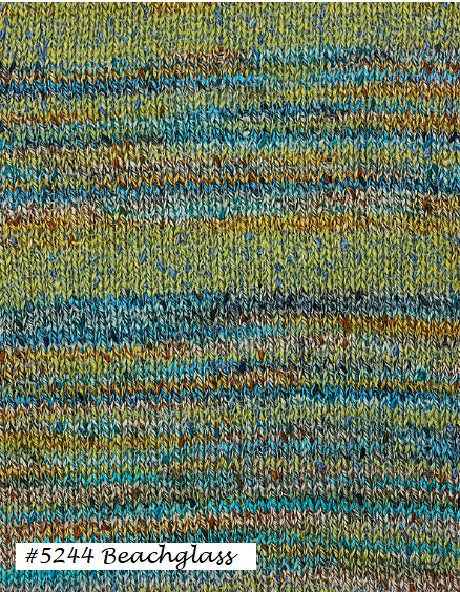 Summer Sesame Yarn from Berroco. color #5244 Beachglass