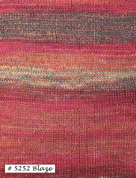 Summer Sesame Yarn from Berroco. Color #5252 Blaze