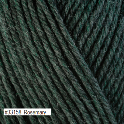 Berroco Ultra Wool, a superwash worsted weight yarn. Color Rosemary #33158