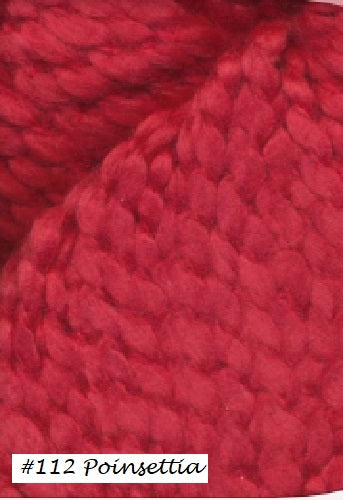 Bud Yarn from Juniper Moon Farm. Colr #112 Poinsettia