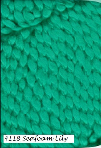 Bud Yarn from Juniper Moon Farm. Color # 118 Seafoam Lily