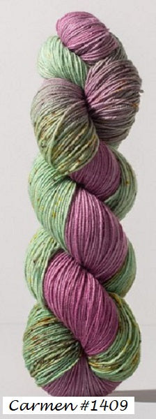 Carmen Sock Yarn from Gusto Wool. Color #1409