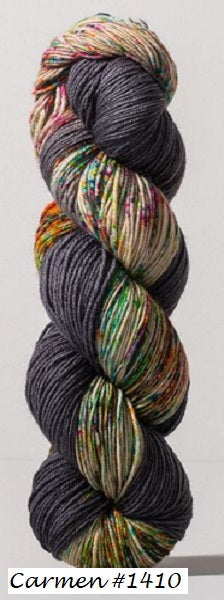 Carmen Sock Yarn from Gusto Wool. Color #1410