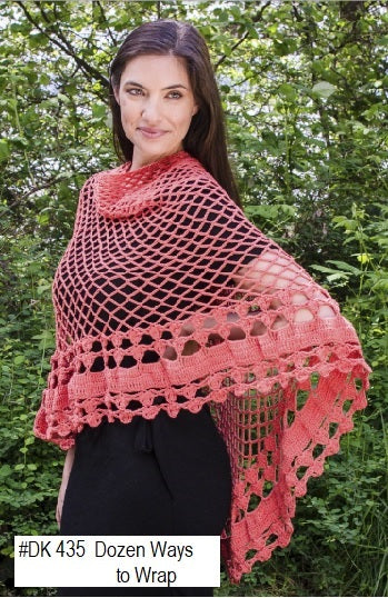 Cascade Yarn crochet pattern #DK435 Dozen Ways to Wrap