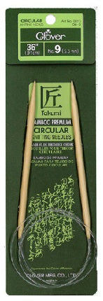 Clover Bamboo fixed Circular Knitting needles 36"