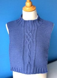 Chicago Winter Blues Dicky Crochet pattern. Chicago Yarn Crawl 2021 Crochet Pattetrn.