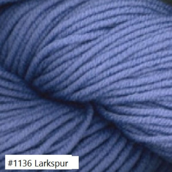 DK Merino Superwash from Plymouth. Color # 1136 Larkspur