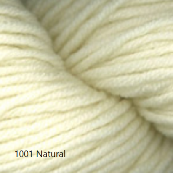DK Merino Superwash Yarn from Plymouth Yarn. Color #1001 Natural.