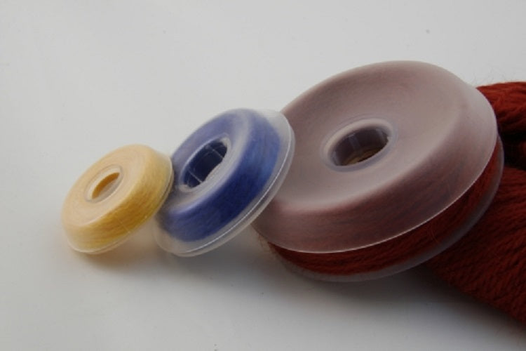 E-Z Bobs. Yarn bobbins for knitting and crochet color work. from Bryson
