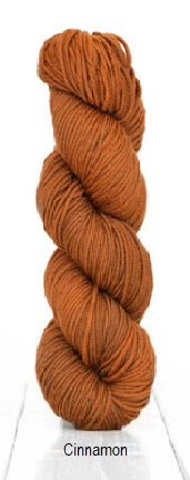 Harvest Worsted Yarn from Urth Yarns. Color Cinnamon