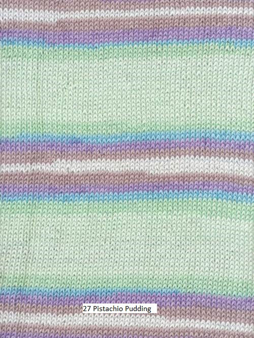 Phoenix DK Yarn from Ella Rae. Colorway #27 Pistachio Pudding