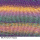 Painted Sky yarn from Knitting Fever. Color #235 Victorian Mosaic