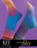 Knit sock pattern from Knitting Fever. A worsted weight yarn in100% superwash wool