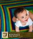 Kendall Baby Blanket Knit Pattern for Cumulus Rainbow Yarn from Juniper Moon Farm