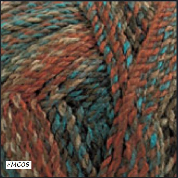 Marble Chunky Yarn from James C Brett. Colorway #MC06