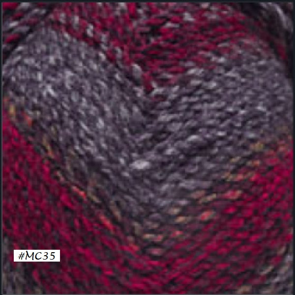 Marble Chunky Yarn from James C Brett. Colorway #MC35