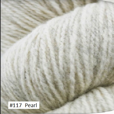 Patagonia Organic Merino Yarn from Juniper Moon Farm. Color #117 Pearl