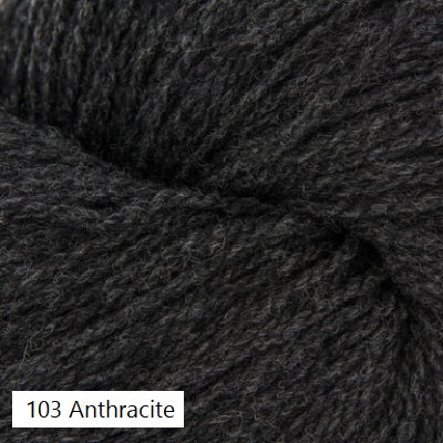 Patagonia Organic Merino Yarn from Juniper Moon Farms. Color #102 Anthracite