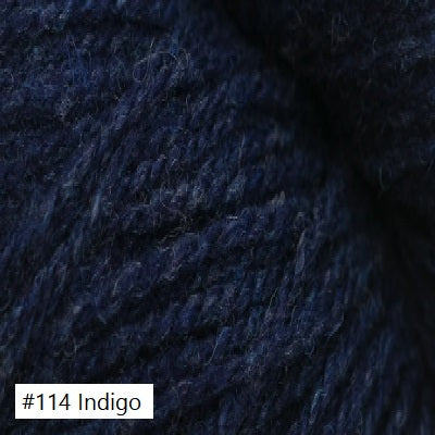 Patagonia Organic Merino Yarn from Juniper Moon Farms. cColor #114 Indigo