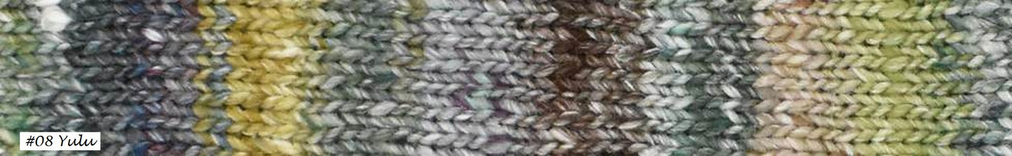 Rikka Yarn in color #08 Yulu. Noro Yarns