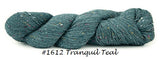 Sueno Tweed Yarn in color #1612 Tranquil Teal. From Hi Koo Yarns